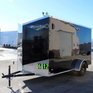 Enclosed Cargo Trailer 2025 6′ X 12′ Scout w/Ramp Door & V-Nose #8058
