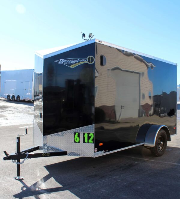 Enclosed Cargo Trailer 2025 6′ X 12′ Scout w/Ramp Door & V-Nose #8058