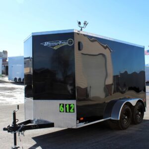 Enclosed Cargo Trailer 2025 6′ X 12′ Scout w/Installed D-Rings & Ramp Door #8215