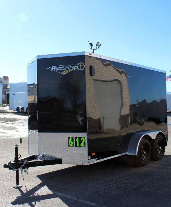 Enclosed Cargo Trailer 2025 6′ X 12′ Scout w/Installed D-Rings & Ramp Door #8215