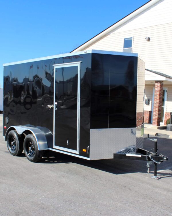 Enclosed Cargo Trailer 2025 6′ X 12′ Scout w/Installed D-Rings & Ramp Door #8215 - Image 5
