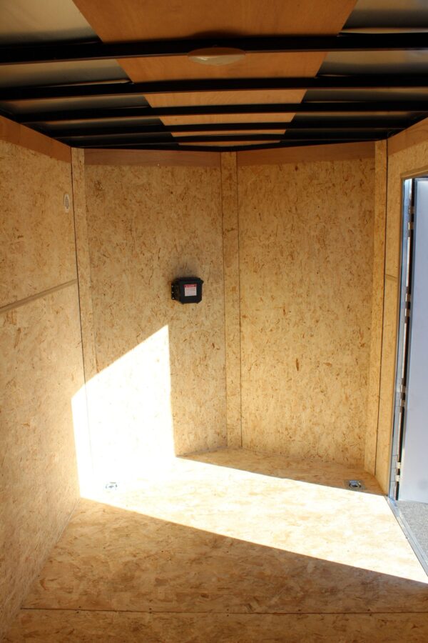 Enclosed Cargo Trailer 2025 6′ X 12′ Scout w/Installed D-Rings & Ramp Door #8215 - Image 3