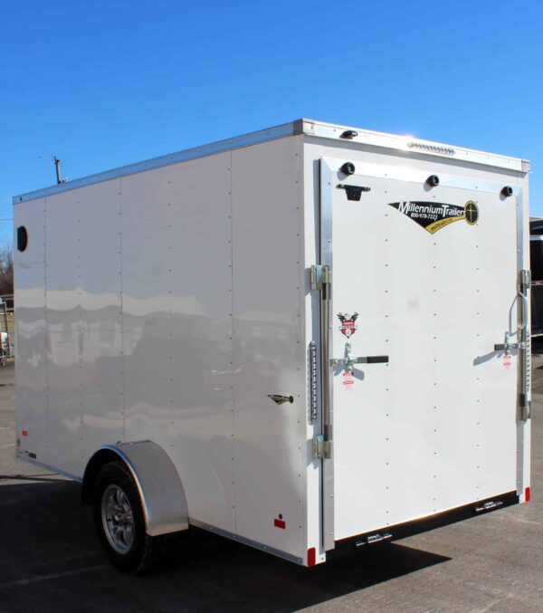 Enclosed Cargo Trailer 2025 6′ X 12′ Hero w/Ramp Door & Aluminum Wheels #7947 - Image 7