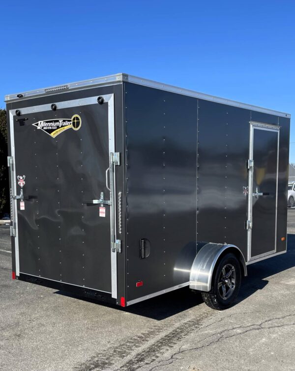 Enclosed Cargo Trailer 2025 6ft. X 12ft. Hero w/Aluminum Wheels & Ramp Door #7886 - Image 6