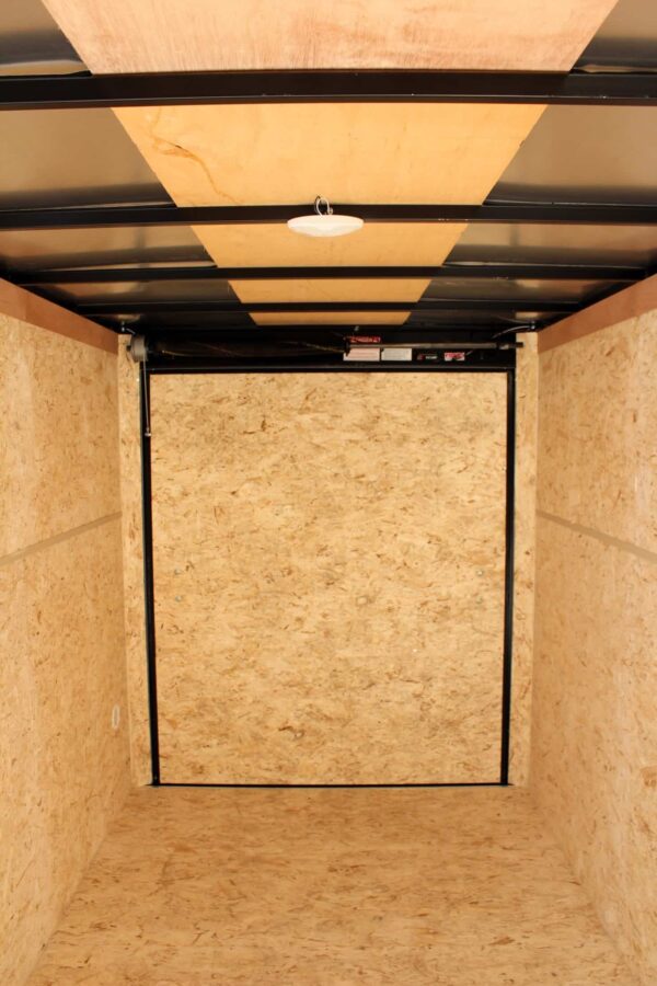 Enclosed Cargo Trailer 2025 6′ X 12′ Hero w/Ramp Door & Aluminum Wheels #7947 - Image 4