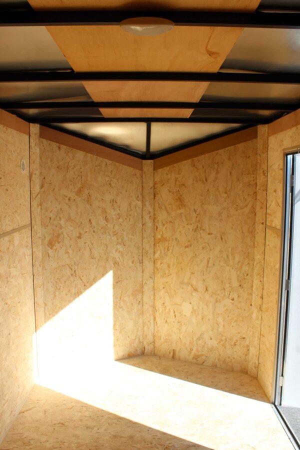 Enclosed Cargo Trailer 2025 6′ X 12′ Hero w/Ramp Door & Aluminum Wheels #7947 - Image 3