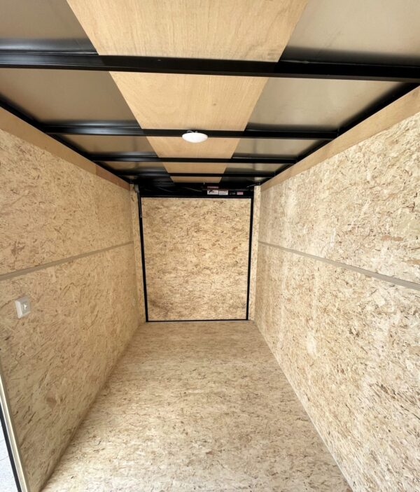 Enclosed Cargo Trailer 2025 6ft. X 12ft. Hero w/Aluminum Wheels & Ramp Door #7886 - Image 4