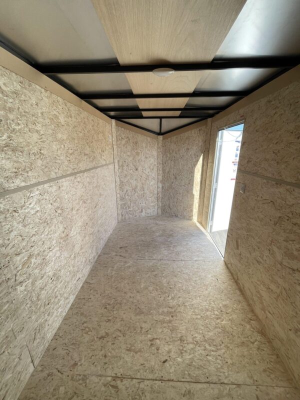 Enclosed Cargo Trailer 2025 6ft. X 12ft. Hero w/Aluminum Wheels & Ramp Door #7886 - Image 3