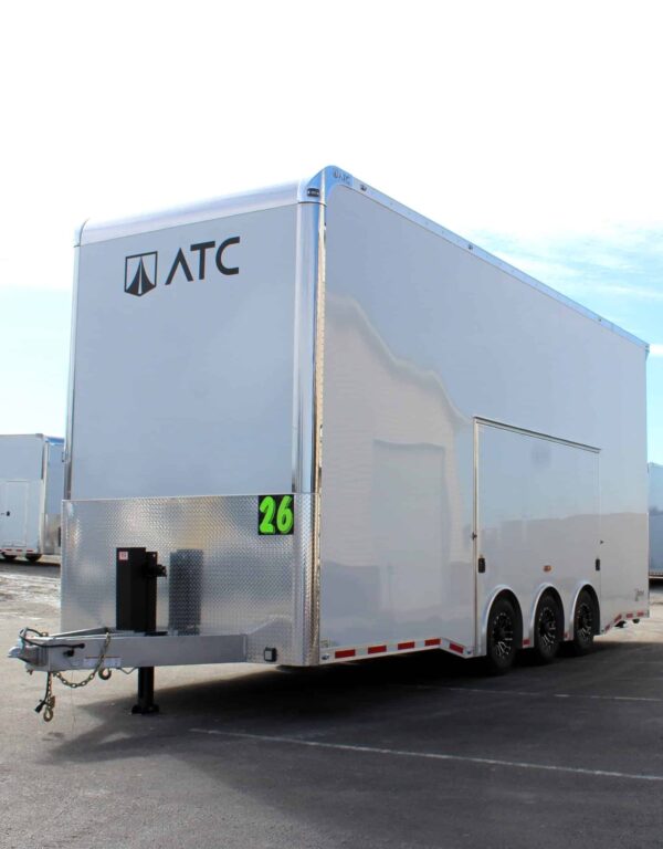 Enclosed ATC Car Trailer 2025 26′ Aluminum Stacker ROM 800 #4392 - Image 6