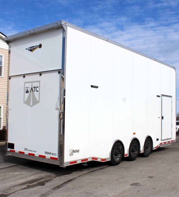 Enclosed ATC Car Trailer 2025 26′ Aluminum Stacker ROM 800 #4392 - Image 7