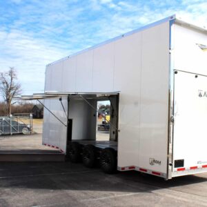Enclosed ATC Car Trailer 2025 26′ Aluminum Stacker ROM 800 #4392