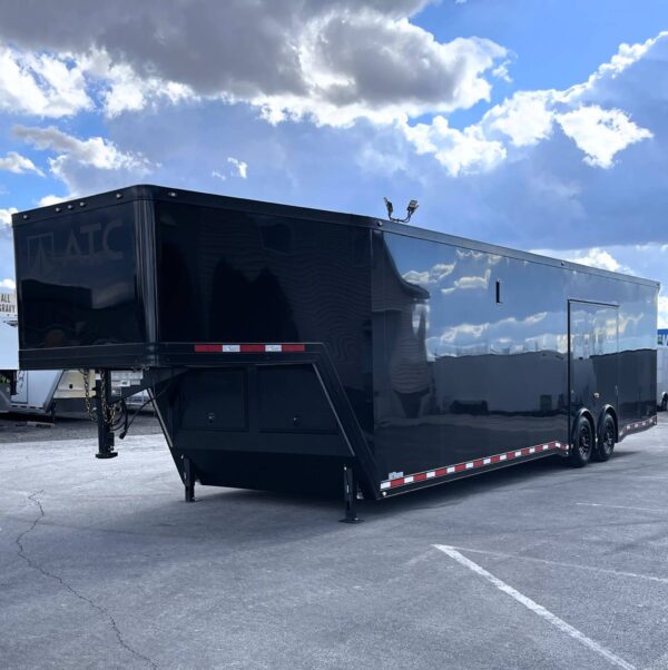 Enclosed ATC Gooseneck Car Trailer 2025 40′ Aluminum ROM 500 #4553 - Image 6