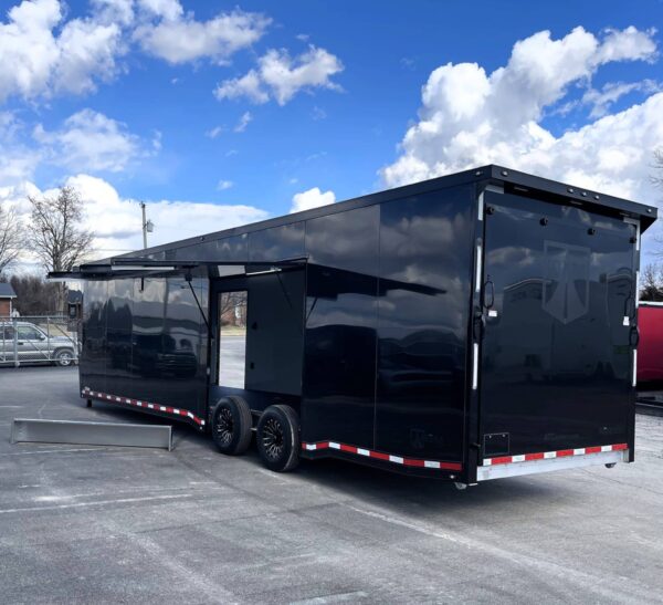 Enclosed ATC Gooseneck Car Trailer 2025 40′ Aluminum ROM 500 #4553