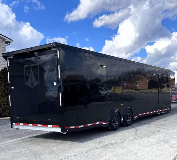 Enclosed ATC Gooseneck Car Trailer 2025 40′ Aluminum ROM 500 #4553 - Image 7