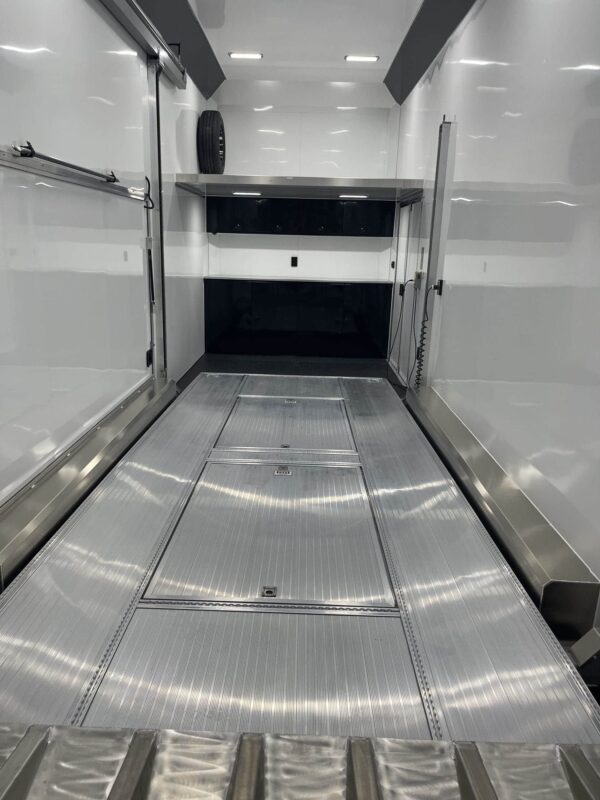Enclosed ATC Car Trailer 2025 30′ Aluminum Stacker ROM 800 #4518 - Image 3