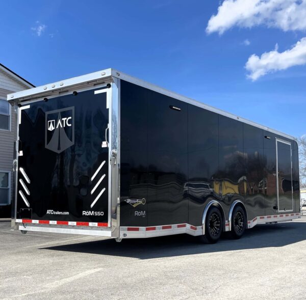Enclosed ATC Car Trailer 2025 28′ Aluminum ROM 550 Large Escape Door & LifeTrac #4351 - Image 8
