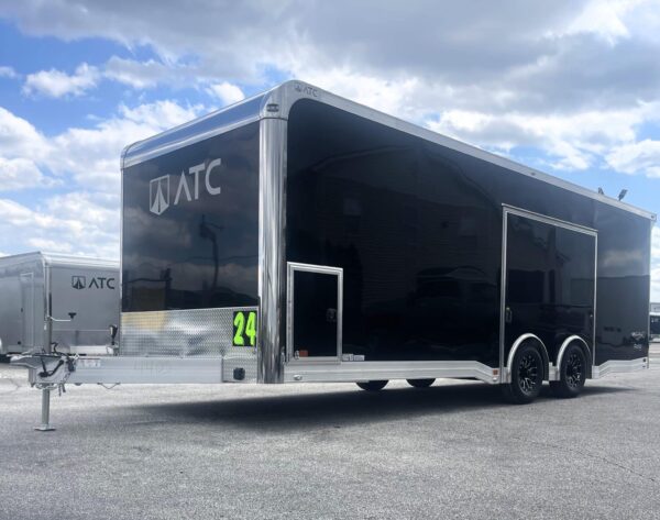 Enclosed ATC Car Trailer 2025 24′ Aluminum ROM 550 Large Escape Door & LifeTrac #4405 - Image 5