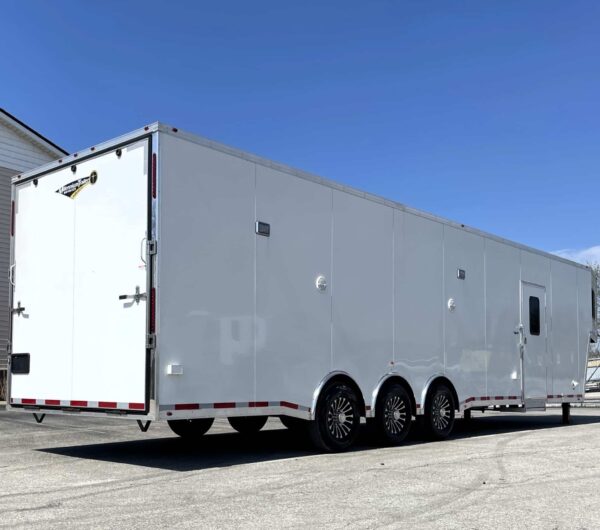 Enclosed Race Car Trailer With Mini Living Quarters 2024 40′ Millennium Gooseneck #0085 - Image 10