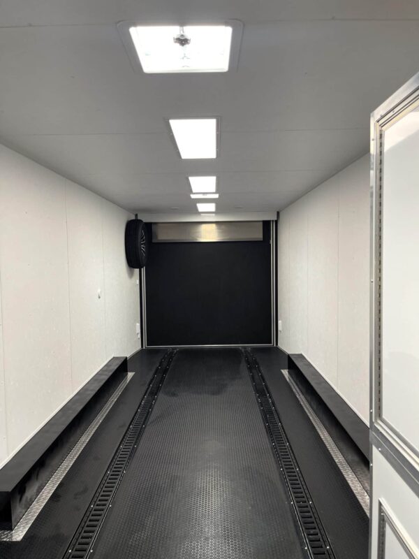 Enclosed Race Car Trailer With Mini Living Quarters 2024 40′ Millennium Gooseneck #0066 - Image 8