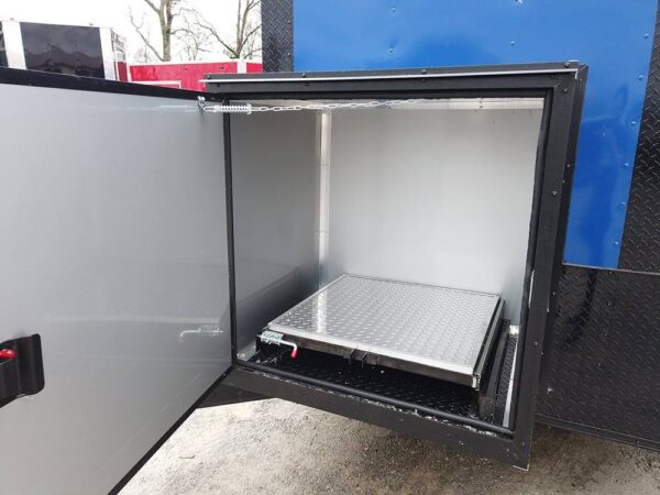 8.5 x 20' Cobalt Blue Food Vending Concession Food Trailer - Image 9