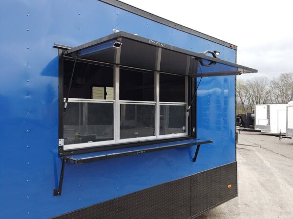 8.5 x 20' Cobalt Blue Food Vending Concession Food Trailer - Image 5