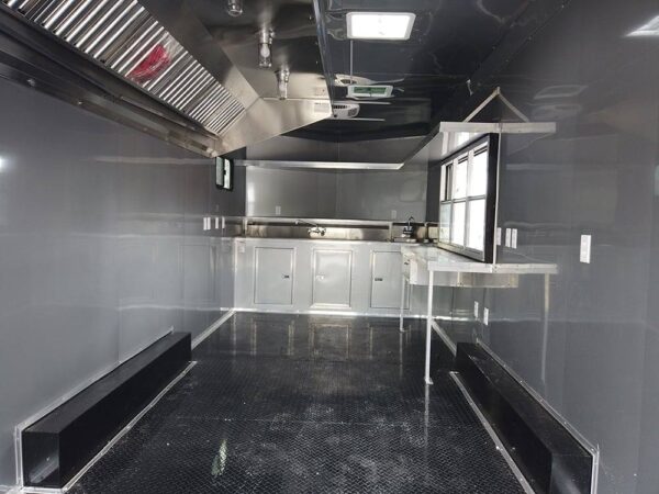 8.5 x 20' Cobalt Blue Food Vending Concession Food Trailer - Image 2