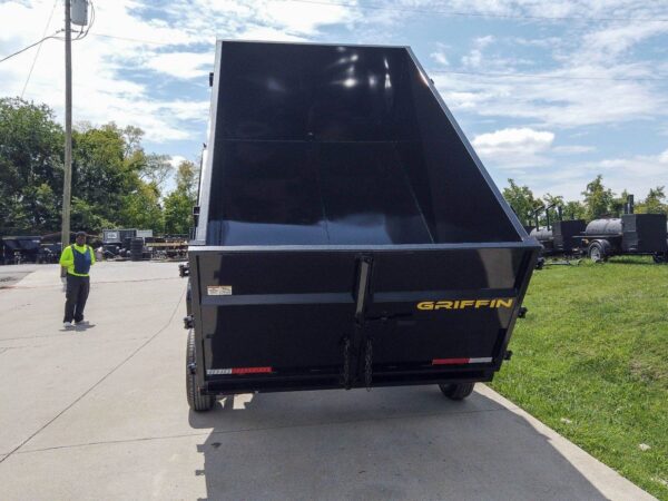 7x12 Gooseneck Hydraulic Dump Trailer with 4ft Side (2) 6K Axles - Image 12