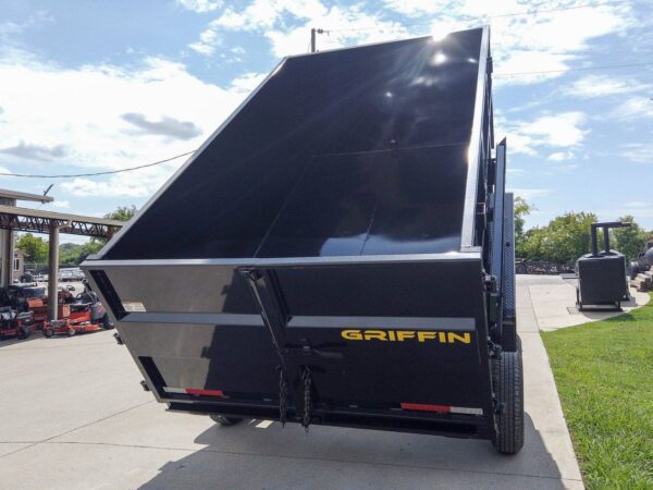 7x12 Gooseneck Hydraulic Dump Trailer with 4ft Side (2) 6K Axles - Image 13