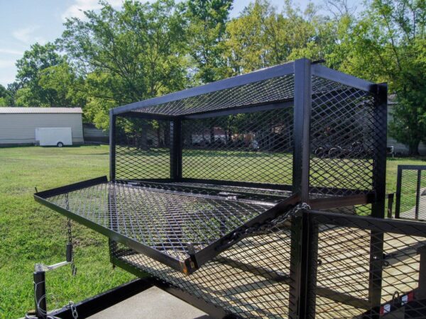 6.4x16 Dovetail Utility Trailer Stacked Baskets (2) 3500lb Axles - Image 11