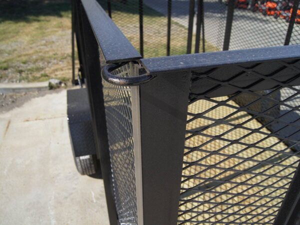 5x10 Straight Deck Utility Trailer 4ft Mesh Sides 3500lb Axle - Image 15
