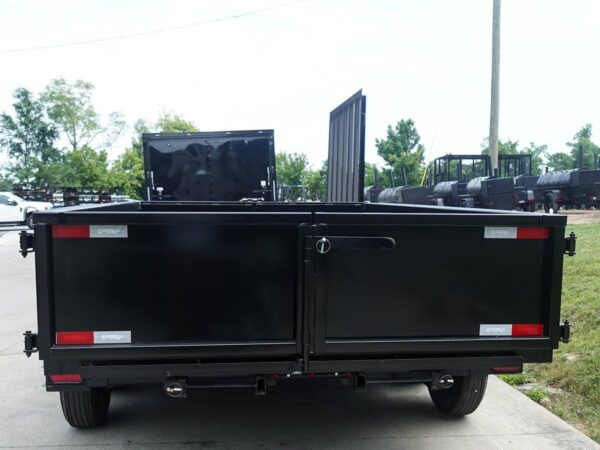 7x20 Hybrid Utility Dump Trailer 2ft Sides with Box (2) 7K Axles - Image 6