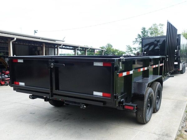 7x20 Hybrid Utility Dump Trailer 2ft Sides with Box (2) 7K Axles - Image 7