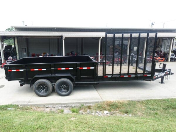 7x20 Hybrid Utility Dump Trailer 2ft Sides with Box (2) 7K Axles - Image 8