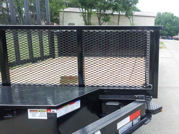 7x20 Hybrid Utility Dump Trailer 2ft Sides with Box (2) 7K Axles - Image 11