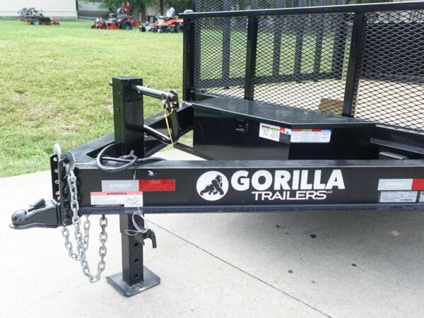 7x20 Hybrid Utility Dump Trailer 2ft Sides with Box (2) 7K Axles - Image 12