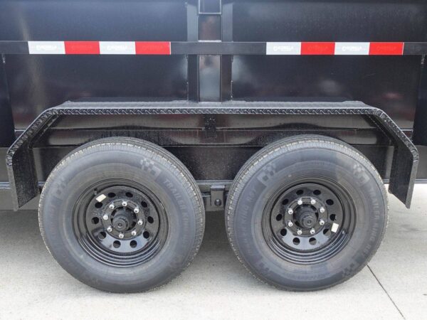 7x20 Hybrid Utility Dump Trailer 2ft Sides with Box (2) 7K Axles - Image 19