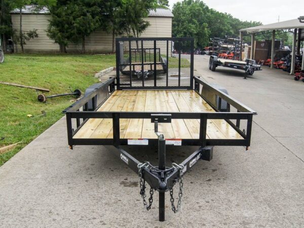 6.4x16 Straight Deck Utility Trailer (2) 3500lb Axles - Image 2