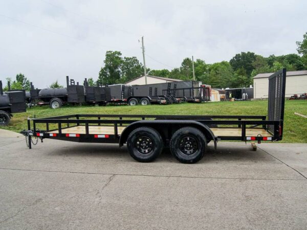 6.4x16 Straight Deck Utility Trailer (2) 3500lb Axles - Image 3