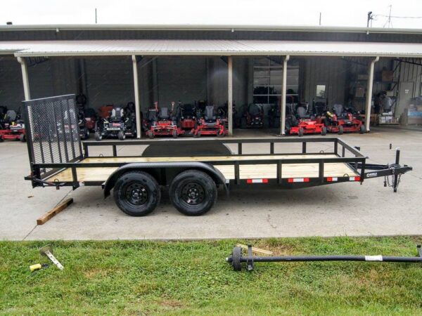 6.4x16 Straight Deck Utility Trailer (2) 3500lb Axles - Image 6