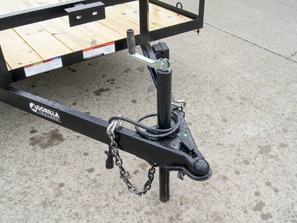 6.4x16 Straight Deck Utility Trailer (2) 3500lb Axles - Image 8