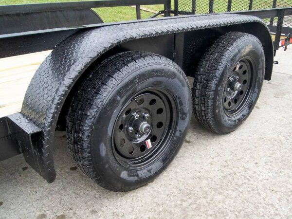 6.4x16 Straight Deck Utility Trailer (2) 3500lb Axles - Image 12