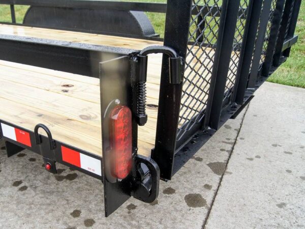 6.4x16 Straight Deck Utility Trailer (2) 3500lb Axles - Image 13