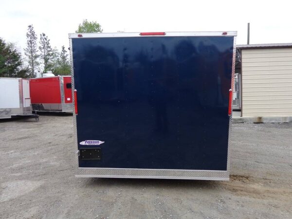 8.5' x 14' Enclosed Indigo Blue Concession Food Trailer - Image 11