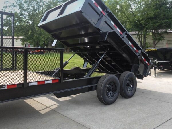 7x20 Hybrid Utility Dump Trailer 2ft Sides with Box (2) 7K Axles - Image 30