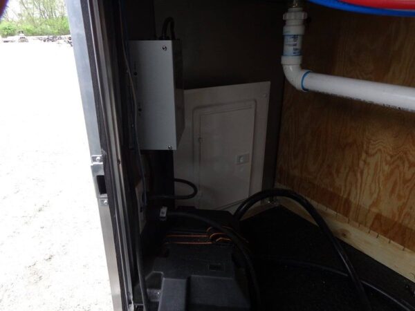 8.5' x 14' Enclosed Indigo Blue Concession Food Trailer - Image 4