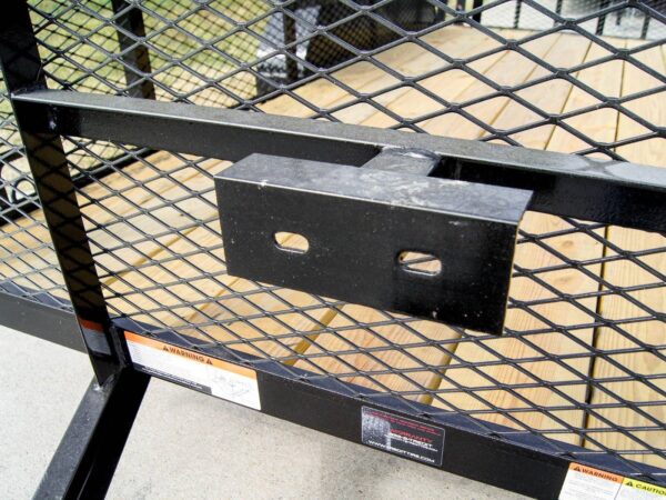 6.4x14 Dovetail Utility Trailer 4ft Mesh (2) 3500lb Axles - Image 10
