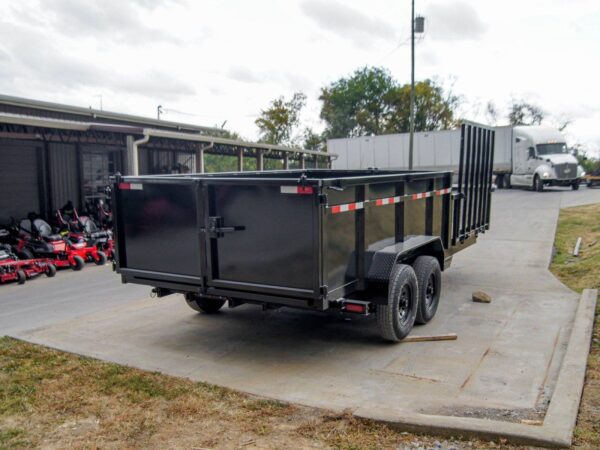 7x20 Hybrid Dump Utility Trailer with 3ft Sides Equipment (2) 7K Axles - Image 9