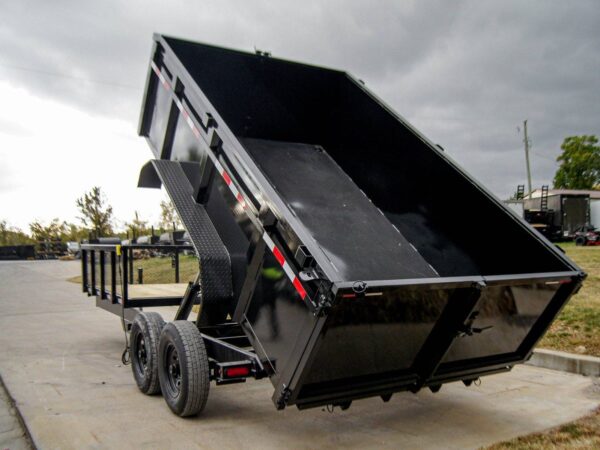 7x20 Hybrid Dump Utility Trailer with 3ft Sides Equipment (2) 7K Axles - Image 23