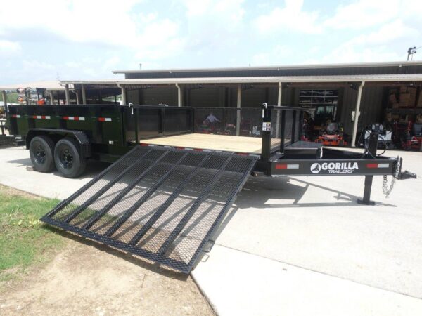 7x20 Hybrid Utility Dump Trailer 2ft Sides with Box (2) 7K Axles - Image 33
