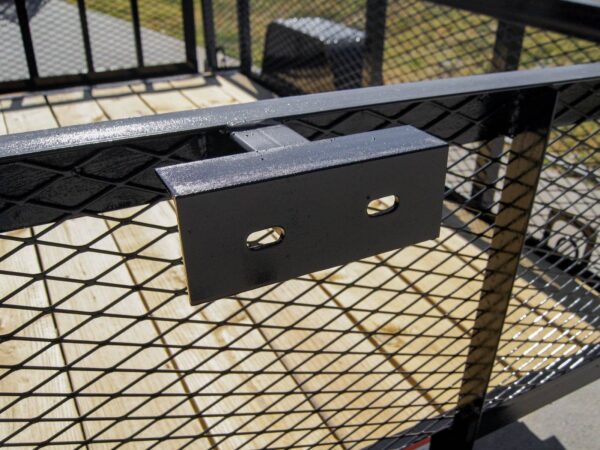 6.4x12 Dovetail Utility Trailer 2ft Mesh Side 3,500lb Axle - Image 13